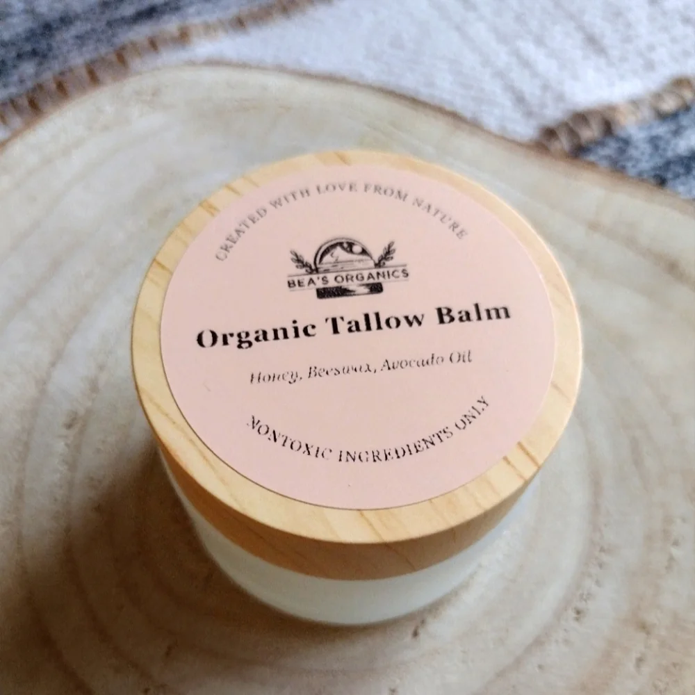 Organic Tallow Balm with Honey and Electrolytes 2 oz